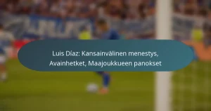 Luis Díaz: Kansainvälinen menestys, Avainhetket, Maajoukkueen panokset